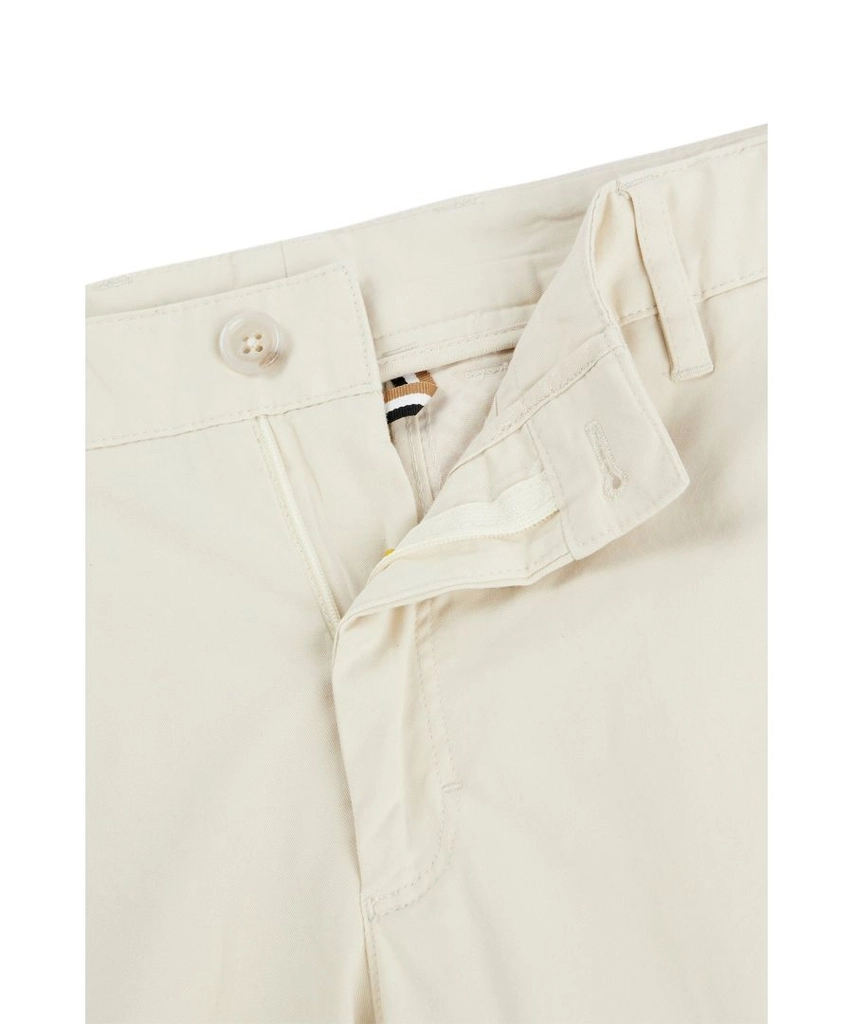 Hugo Boss Mens c-genius-w-2337 Cotton Trousers Open White - Size 38W/32L